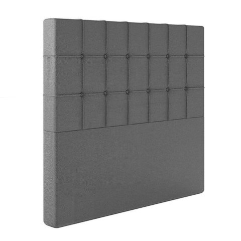 Cabeceira Estofada King 195 Cm Turmalina Corino Preto