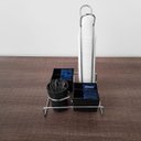 Ver imagem 4 de Suporte Porta Copos 50ml 80ml Porta Saches Açúcar Colheres Mexedor Organizador Preto