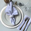 Ver imagem 4 de Kit 4 Anel Porta Guardanapo Argola Mesa Posta 6cm Lisa Br - Branco Off White