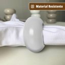 Ver imagem 3 de Kit 4 Anel Porta Guardanapo Argola Mesa Posta 6cm Lisa Br - Branco Off White