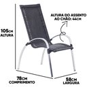 Ver imagem 4 de Jogo de Mesa e Cadeiras de Alumínio em Fibra Sintética Área Externa ou Interna Trama Original