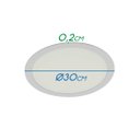 Ver imagem 2 de Painel LED Embutir Pop 24W 3000K Amarela Redonda Avant