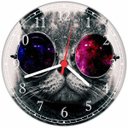 Ver imagem 1 de Relógio De Parede Animais Gato Pet Shop Decorações Quartz