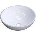 Ver imagem 1 de Cuba de Apoio Redonda Para Banheiro R30W Branco - Lyam Decor