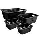 Ver imagem 1 de Kit 4 Caixas Organizadoras Cestos Multiuso para Brinquedos Closet