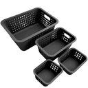 Ver imagem 5 de Kit 4 Caixas Organizadoras Cestos Multiuso para Brinquedos Closet