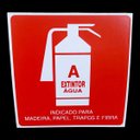 Ver imagem 2 de Placa de Sinalização Extintor Agua 20x20 a Madeira Papel Etc