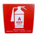 Ver imagem 1 de Placa de Sinalização Extintor Agua 20x20 a Madeira Papel Etc