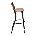 Ver imagem 5 de Banco Americano Alta Bar Bistro de Junco Fibra Sintetica:areia/capuccino