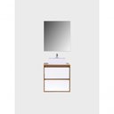 Ver imagem 7 de Gabinete para Banheiro com Cuba e Armario 60cm Mdf Freijo com Branco Dubai - On Móveis