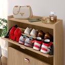 Ver imagem 7 de Sapateira Organizadora Pequena Apartamento 12 Pares Calçados Gavetas Basculante Decoração Quarto