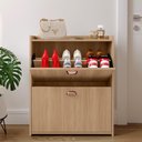 Ver imagem 6 de Sapateira Organizadora Pequena Apartamento 12 Pares Calçados Gavetas Basculante Decoração Quarto