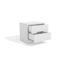 Ver imagem 3 de Mesa de Cabeceira 54cm 2 Gavetas S822 Kappesberg - Branco
