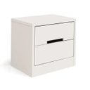 Ver imagem 2 de Mesa de Cabeceira 54cm 2 Gavetas S822 Kappesberg - Branco