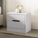 Ver imagem 1 de Mesa de Cabeceira 54cm 2 Gavetas S822 Kappesberg - Branco