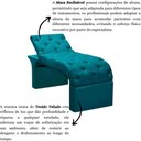 Ver imagem 5 de Maca Estofada Estética Cílios Regulável Spa Veludo Ana Clara Cor:azul Turquesa
