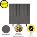 Ver imagem 2 de Cabeceira Estofada Cama Box Solteiro 90 Cm Carolina Corino e Frame Cor:cinza