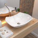 Ver imagem 2 de Cuba de Apoio Abaulada Para Banheiro Lux L42 Branco - Lyam Decor