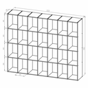 Ver imagem 2 de Armário Locker Guarda Volumes 28 Portas com Chave