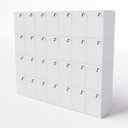 Ver imagem 1 de Armário Locker Guarda Volumes 28 Portas com Chave