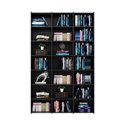 Ver imagem 2 de Estante de Livros Escritório 21 Nichos Livreiro Montenegro Preto Bela Casa