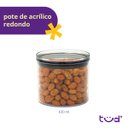 Ver imagem 3 de Pote de Acrílico 630ml com Tampa Hermético Redondo - Tüd