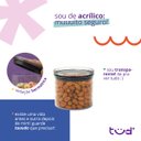 Ver imagem 4 de Pote de Acrílico 630ml com Tampa Hermético Redondo - Tüd