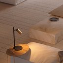 Ver imagem 2 de Luminária de Mesa Kalla Direcionável 45xø18cm Metal Preto e Dourado - Nordecor 2441