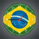 Ver imagem 2 de Relógio De Parede Bandeira Do Brasil Países Quartz Decorações
