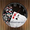 Ver imagem 3 de Relógio De Parede Jogos Pôquer Salas Decorações Interiores