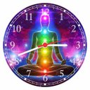 Ver imagem 1 de Relógio De Parede Budismo Buda Meditação Chácras Ioga Quartz Silencioso