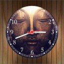 Ver imagem 4 de Relógio De Parede Budismo Buda Meditação Chácras Ioga Quartz Silencioso