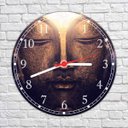 Ver imagem 3 de Relógio De Parede Budismo Buda Meditação Chácras Ioga Quartz Silencioso
