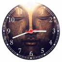 Ver imagem 1 de Relógio De Parede Budismo Buda Meditação Chácras Ioga Quartz Silencioso