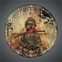 Ver imagem 2 de Relógio De Parede Budismo Buda Meditação Chácras Ioga Quartz Silencioso