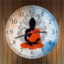 Ver imagem 2 de Relógio De Parede Budismo Buda Meditação Chácras Ioga Quartz Silencioso