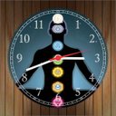 Ver imagem 3 de Relógio De Parede Budismo Buda Meditação Chácras Ioga Quartz Silencioso