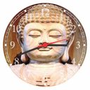 Ver imagem 1 de Relógio De Parede Buda Budismo Religiosidade Quartz Silencioso