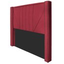 Ver imagem 4 de Cabeceira Solteiro 90 Cm Para Cama Box Suede Vermelho