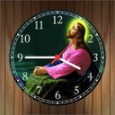 Ver imagem 3 de Relógio De Parede Jesus Cristo Católico Religiosidade Quartz