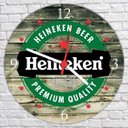 Ver imagem 4 de Relógio Parede Bar Cerveja Churrasco Heineken Estilo Rústico