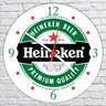 Relógio Parede Bar Cerveja Churrasco Heineken Estilo Rústico - 4