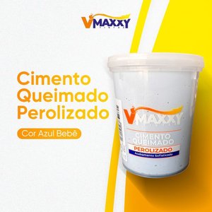 Cimento Perolizado 1,6kg Azul Bebe