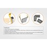 Veda Frestas Médias Adesivo Marrom 4 Mm 6 M Comfort Door - 2