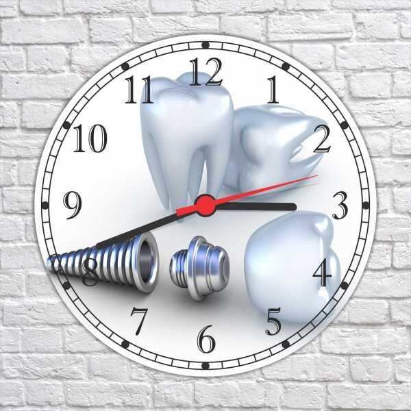 Relógio De Parede Dentista Odontologia Consultórios Quartz Decorações - 4