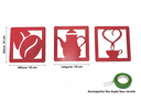 Ver imagem 2 de Trio Placas Cantinho do Café Vermelho