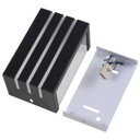Ver imagem 2 de Arandela Frisada 15cm Friso Luminária Externa Interna Parede Alumínio Preto - Rei da Iluminação