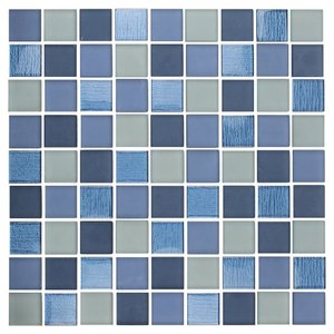 Pastilha de Vidro Chic 901 3x3 Placa 30x30cm - 1013023002