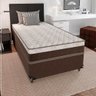 Cama Box Solteiro Conjugada Molas Ensacadas Pocket - Marrom - 57x88x188cm - e-Shop Casa - 6
