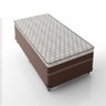 Cama Box Solteiro Conjugada Molas Ensacadas Pocket - Marrom - 57x88x188cm - e-Shop Casa - 4